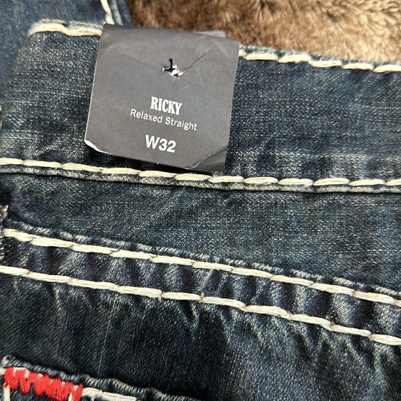 True Religion RICKY Relaxed Straight Men’s Jeans 👖 Pants Size: 32 Retails: $239 - Picture 5 of 10